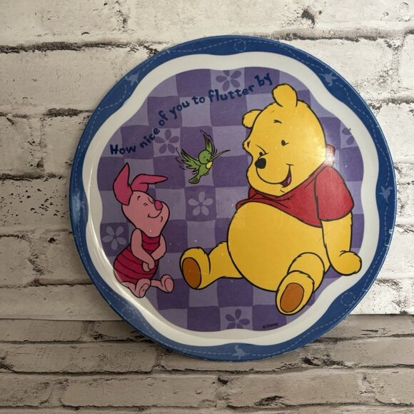 Zak Designs Winnie The Pooh & Piglet Kids Plate - Picture 1 of 3